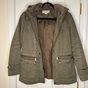 Michael Kors Green Winter Coat